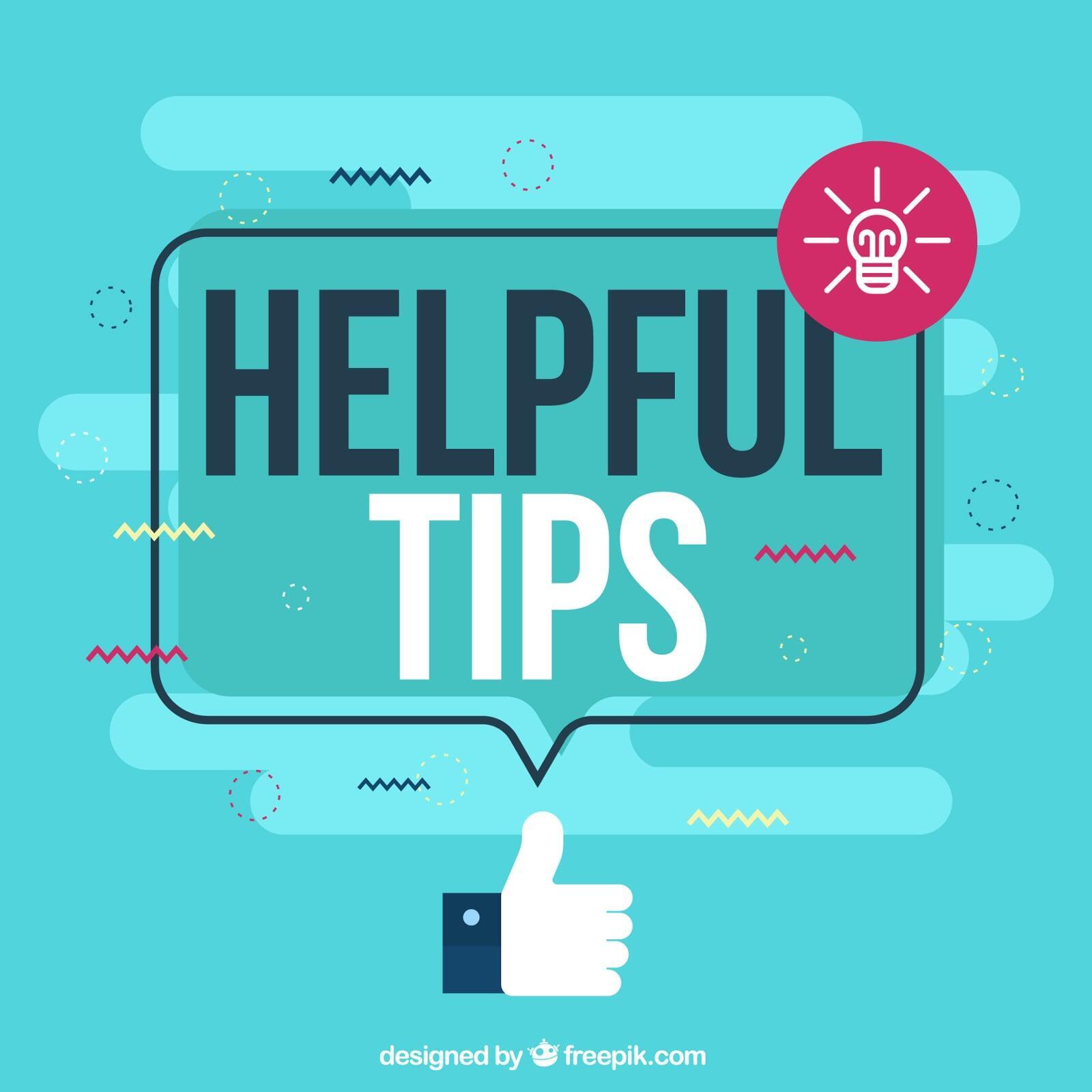 helpful tips for orders helpful tips for orders