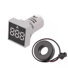 Smidnya Square Indicator Ammeter AC 0~100A White – Industrial Panel Meter for Pan India Use
