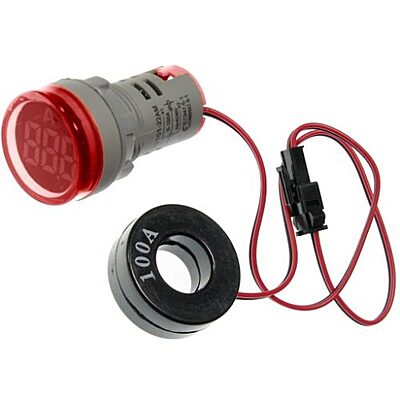 Smidnya Round Indicator Ammeter AC 0~100A RED Smidnya Round Indicator Ammeter AC 0~100A RED