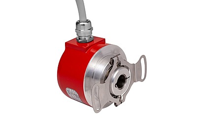 Leuze EI 1058 rotary encoder with 360 pulses and shaft output. Leuze EI 1058 rotary encoder with 360 pulses and shaft output.